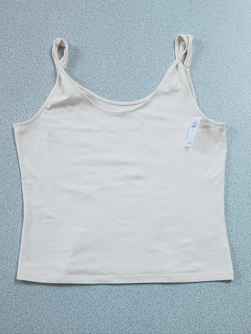GAP NWT Women’s Twisted Strap Cream Tank Top (L)